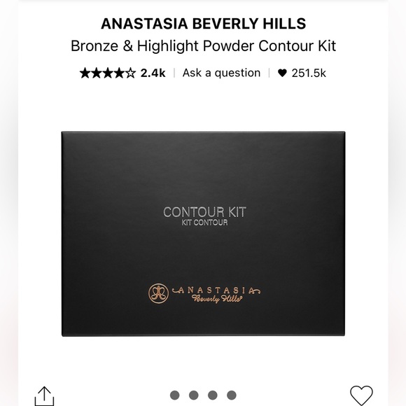 ANASTASIA BEVERLY HILLS
Bronze & Highlight Powder Contour Kit (light to medium) - Picture 2 of 8